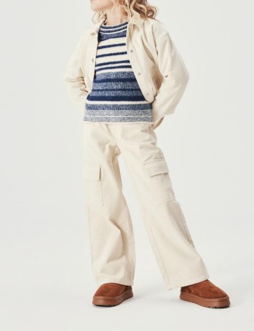 Jachetă Name It, crem