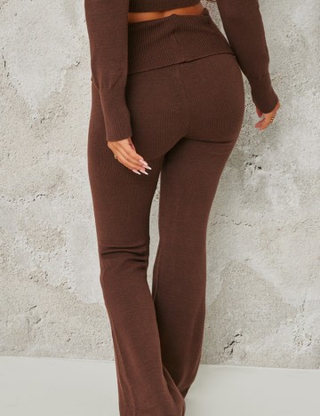 Pantaloni PRETTYLITTLETHING, maro