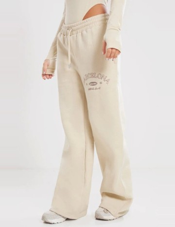 Pantaloni de trening PRETTYLITTLETHING, bej