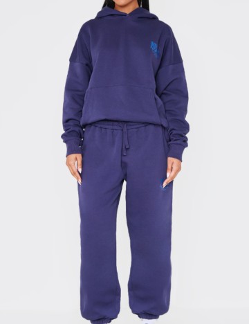 Pantaloni de trening PRETTYLITTLETHING, albastru