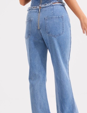 Jeans PRETTYLITTLETHING, albastru