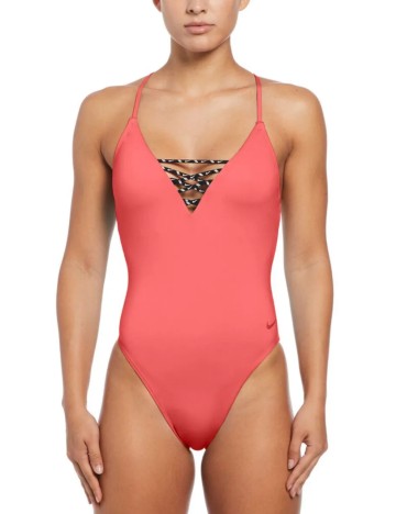Costum de baie întreg Nike, roz