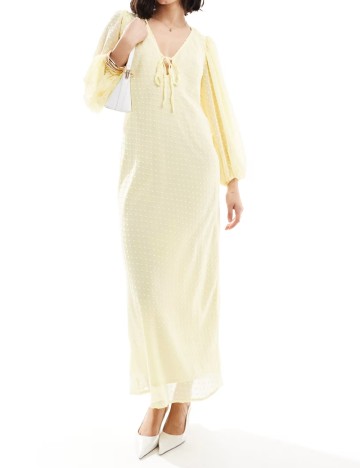 Rochie maxi ASOS, galben