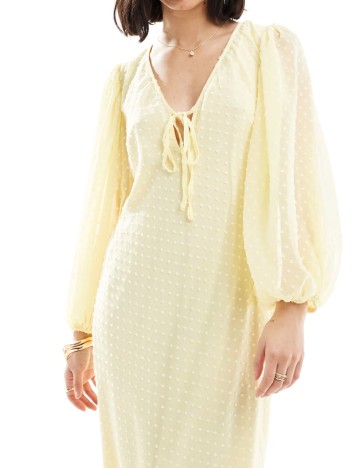 Rochie maxi ASOS, galben
