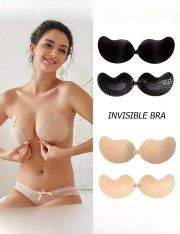 Sutien adeziv Shein, negru