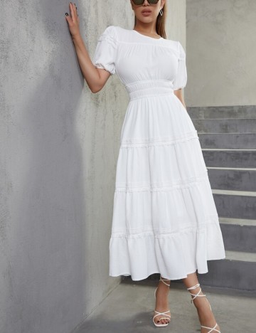 Rochie maxi Shein, alb