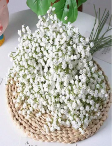 Plantă artificială decorativă Shein, alb