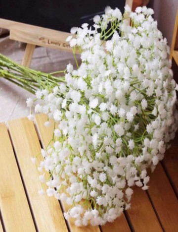 Plantă artificială decorativă Shein, alb