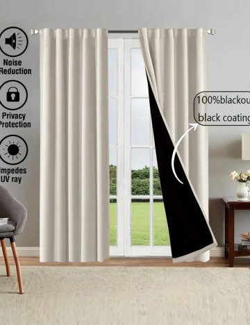 Draperie Shein, bej