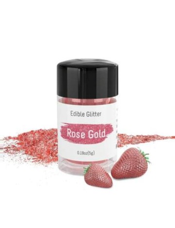 Gliter comestibil Shein, roz