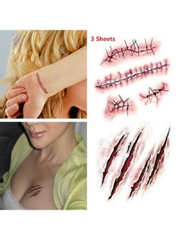 Set tatuaje temporare Shein, mix culori