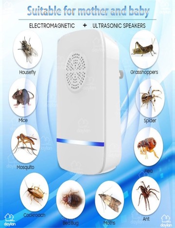 Aparat anti-insecte Shein, alb