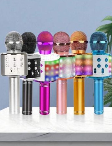 Microfon wireless Shein, auriu