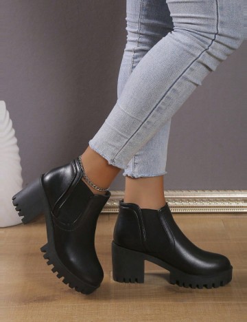 Botine Shein, negru