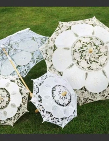Umbrelă Shein, alb
