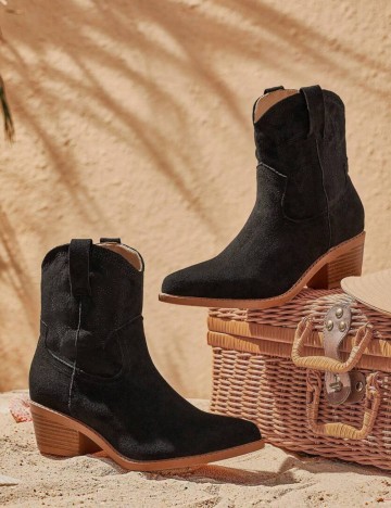 Botine Shein, negru
