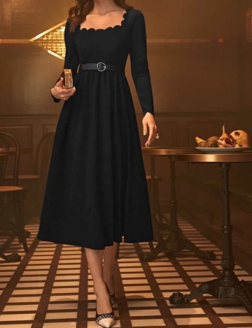 Rochie midi Shein, negru