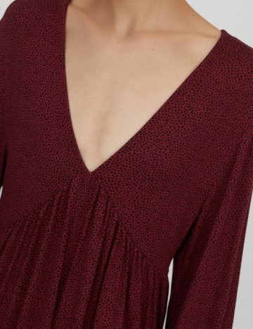 Rochie mini Pull&Bear, vișiniu