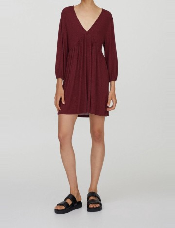 Rochie mini Pull&Bear, vișiniu