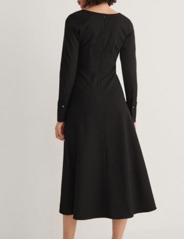 Rochie midi RESERVED, negru