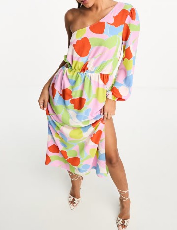 Rochie maxi ASOS, mix culori