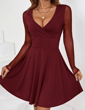 Rochie mini Shein, vișiniu