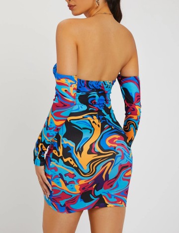 Rochie mini Shein, mix culori