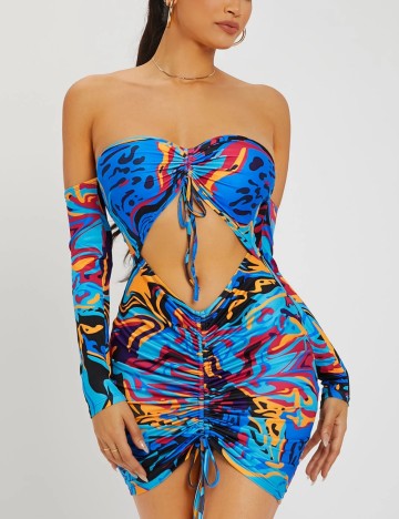 Rochie mini Shein, mix culori