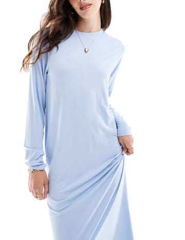 Rochie maxi ASOS, albastru