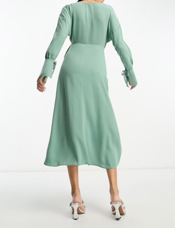 Rochie midi ASOS, verde