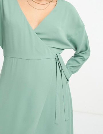 Rochie midi ASOS, verde