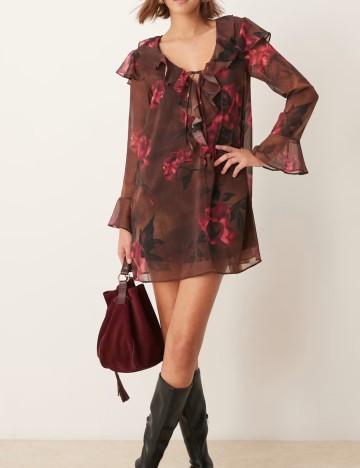 Rochie mini New look, maro
