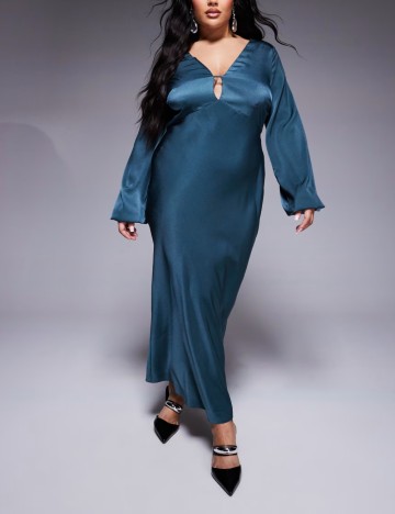 Rochie maxi ASOS, albastru