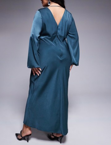 Rochie maxi ASOS, albastru