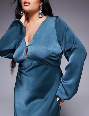 Rochie maxi ASOS, albastru