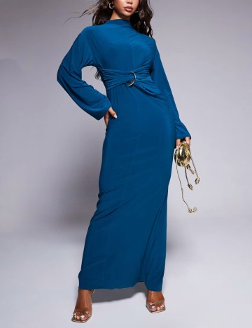Rochie maxi ASOS, albastru
