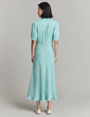 Rochie midi Ghost London, turcoaz