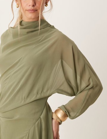 Rochie maxi Shein, verde