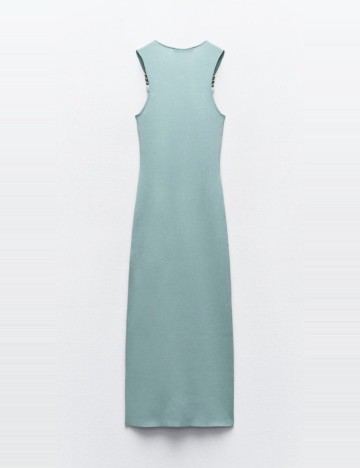 Rochie midi Zara, turcoaz