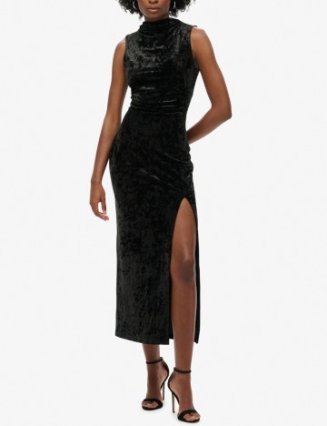 Rochie midi Superdry, negru