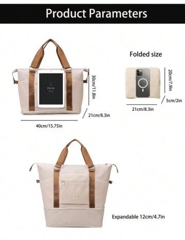 Geantă de voiaj Shein, negru