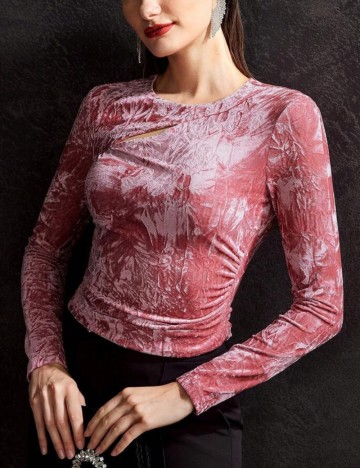 Bluză Shein MOTF, roz