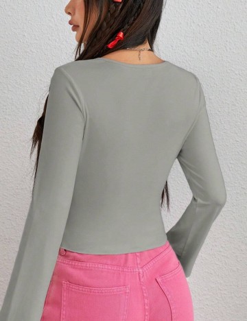 Bluză Shein, gri