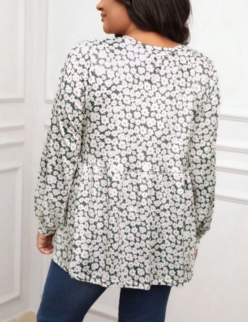 Bluză Shein Curve+, mix culori