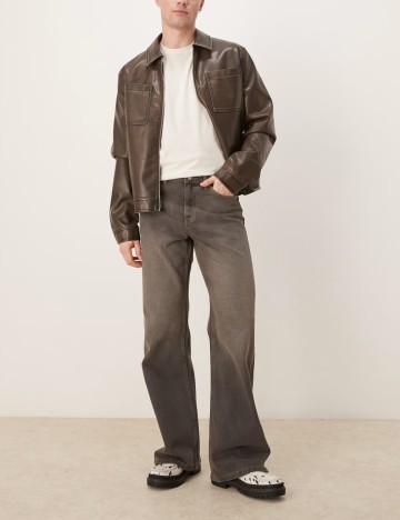 Jeans ASOS, gri