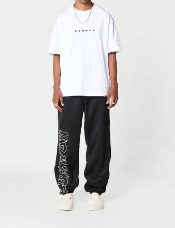 Pantaloni de trening Shein SUMWON, negru