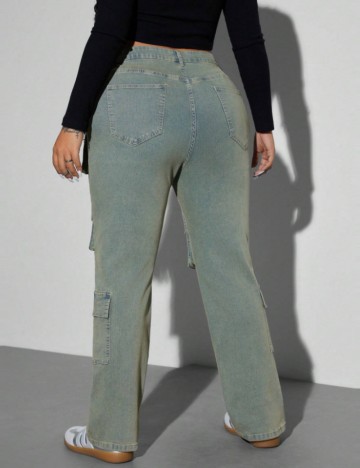 Jeans Shein Curve+, mix culori