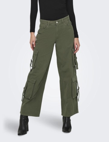 Pantaloni cargo Only, verde