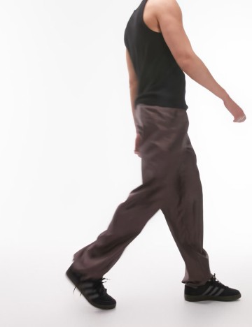 Pantaloni Topman, maro