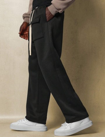 Pantaloni de trening Shein, negru